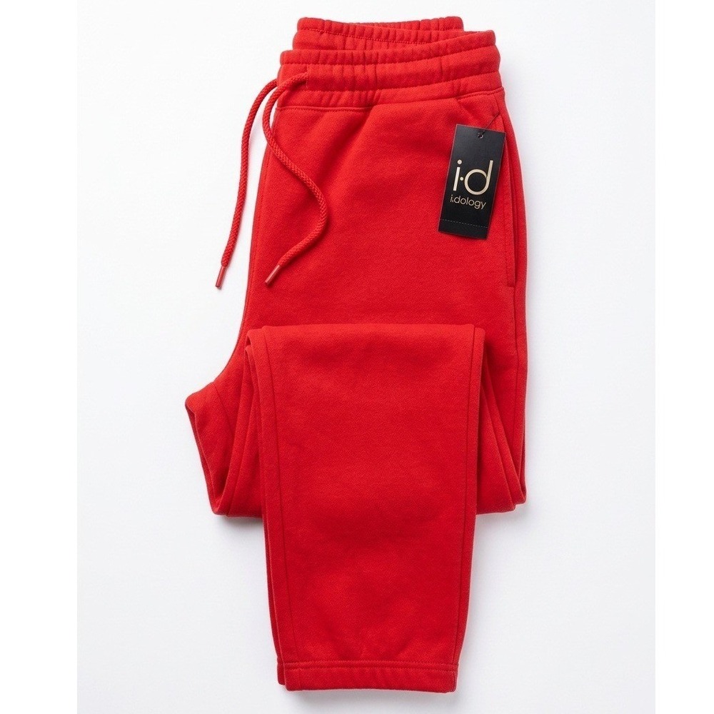 Ideology Mens Promo Fleece Sweatpants Licorice Red 100130645MN Small NWT